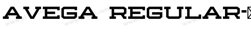 Avega Regular字体转换